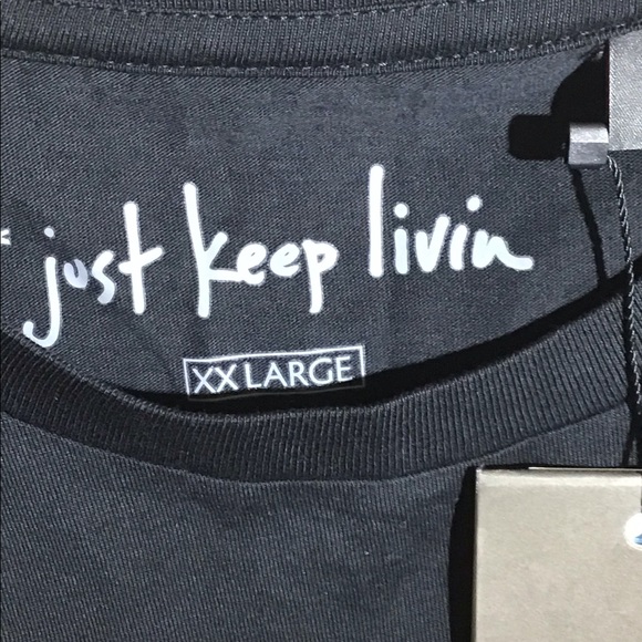 NWT JUST KEEP LIVING XXL T-Shirt - Picture 3 of 4